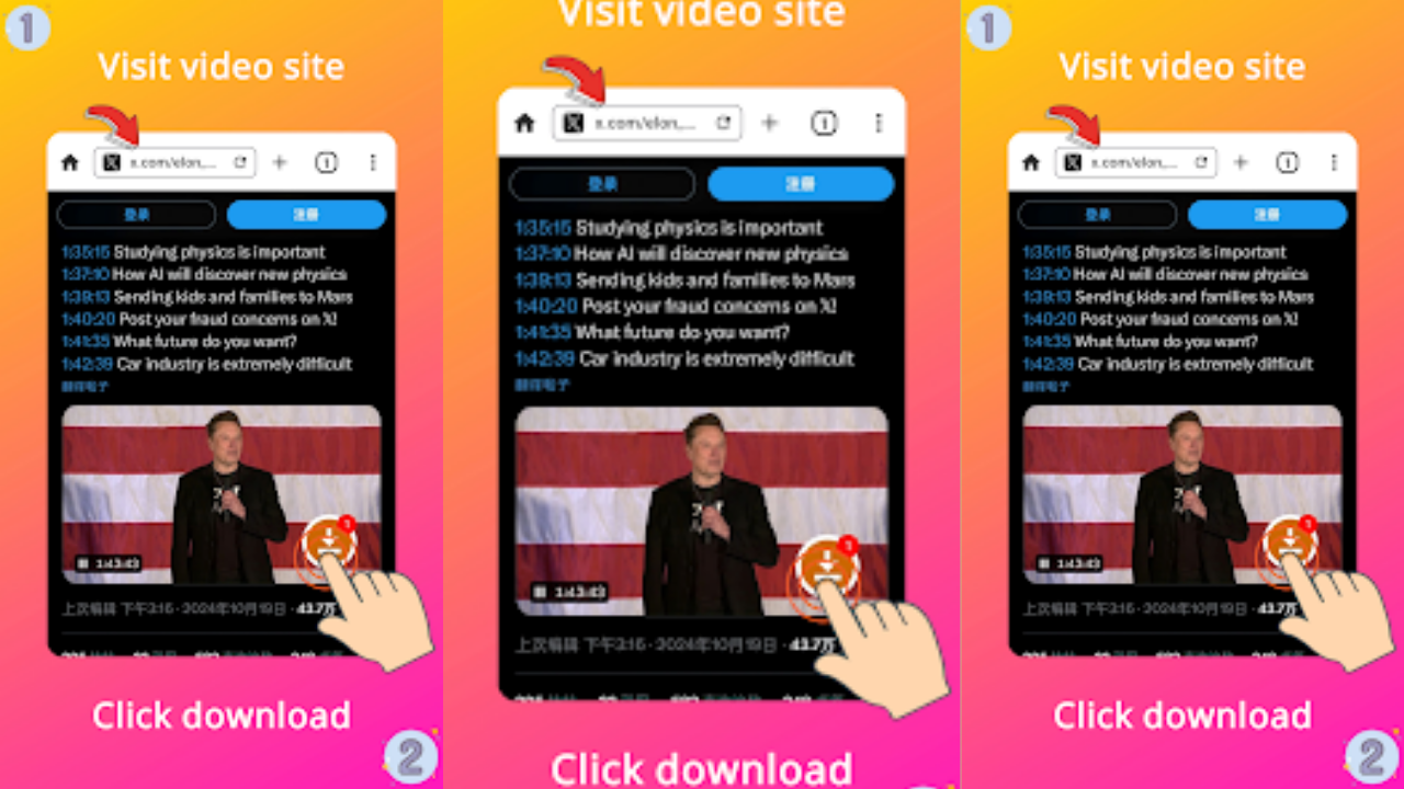 Video downloader, MP4, M3U8 screenshot 1