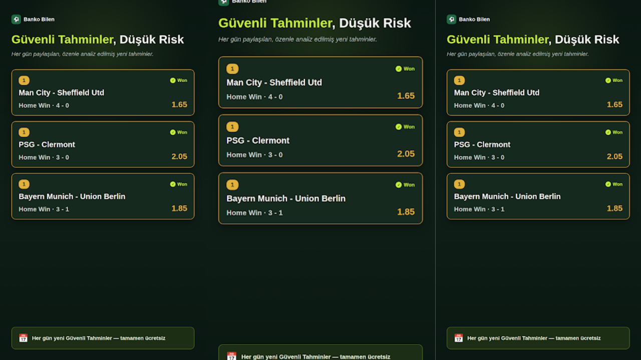 Banko Bilen - Betting Tips screenshot 1