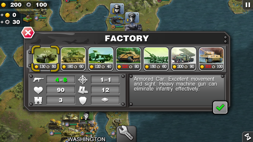 Glory of Generals -World War 2 screenshot 2