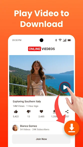 Video downloader app, screenshot 3