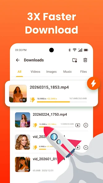 Video downloader app, screenshot 4