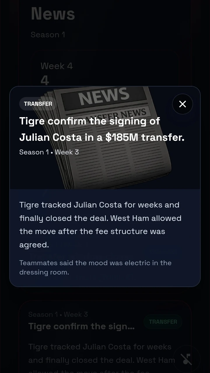 FOOTBALL CAREER 2026 Screenshot 5