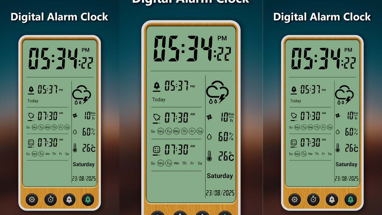 Alarm clock Pro screenshot 1