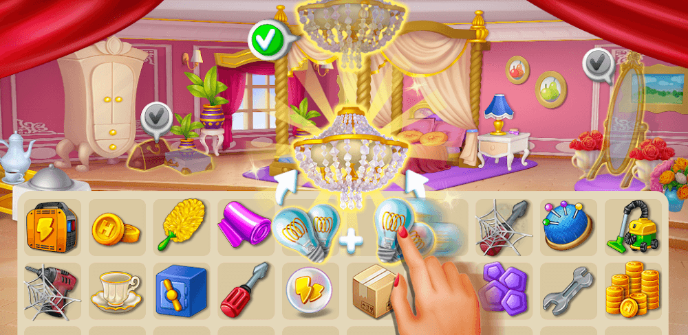 Merge Hotel : Makeover Design screenshot 1