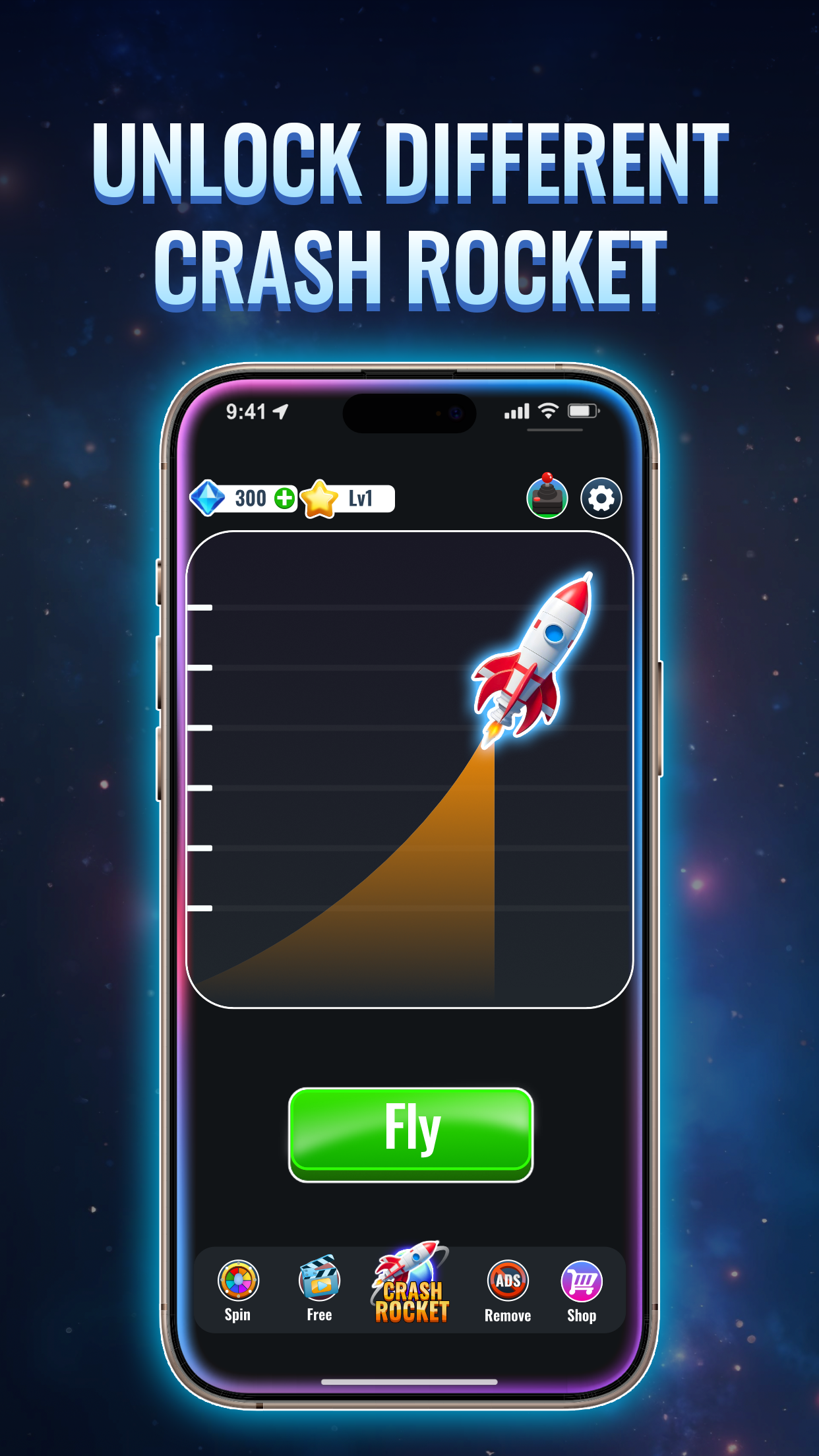 Crash Rocket - Win & Crash screenshot 4