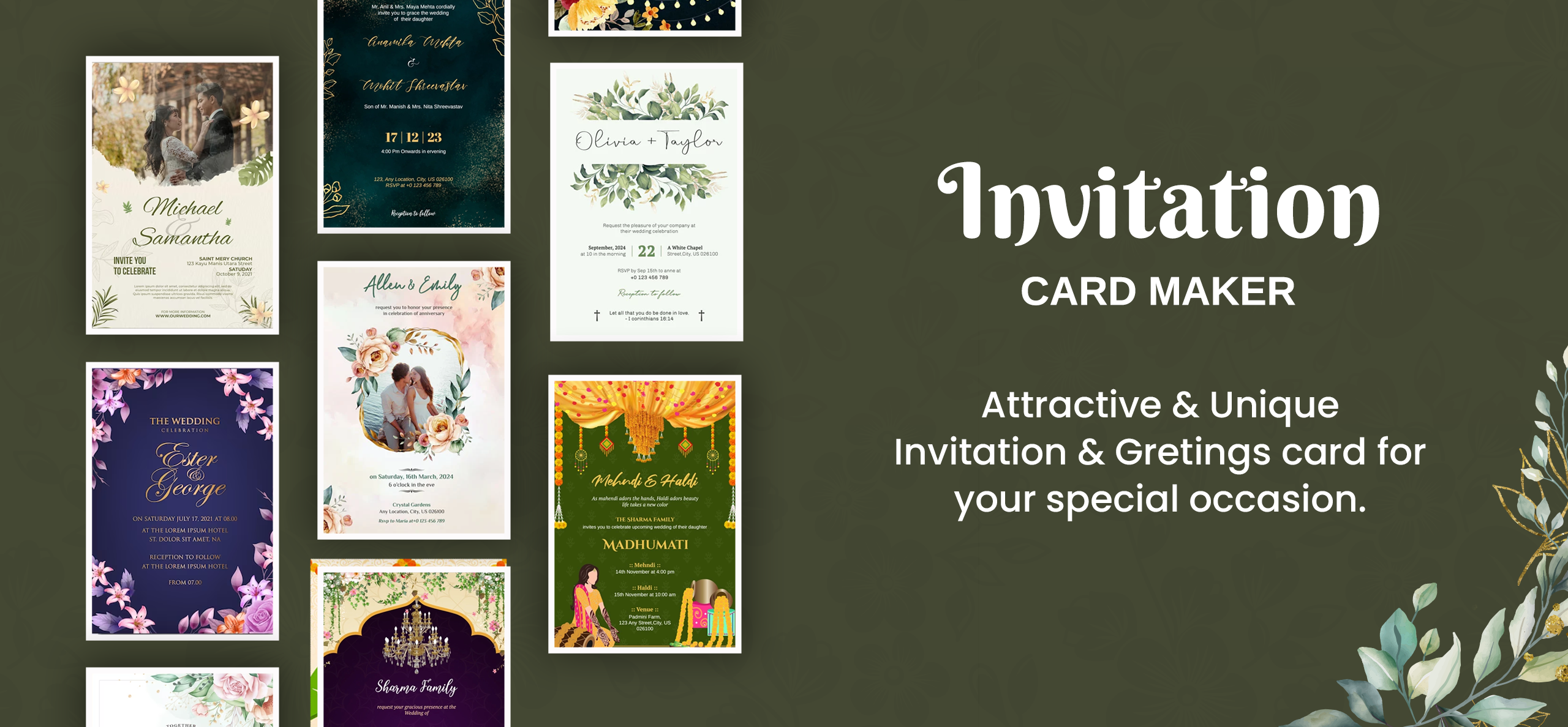 Wedding Card Maker & Invite Screenshot 5