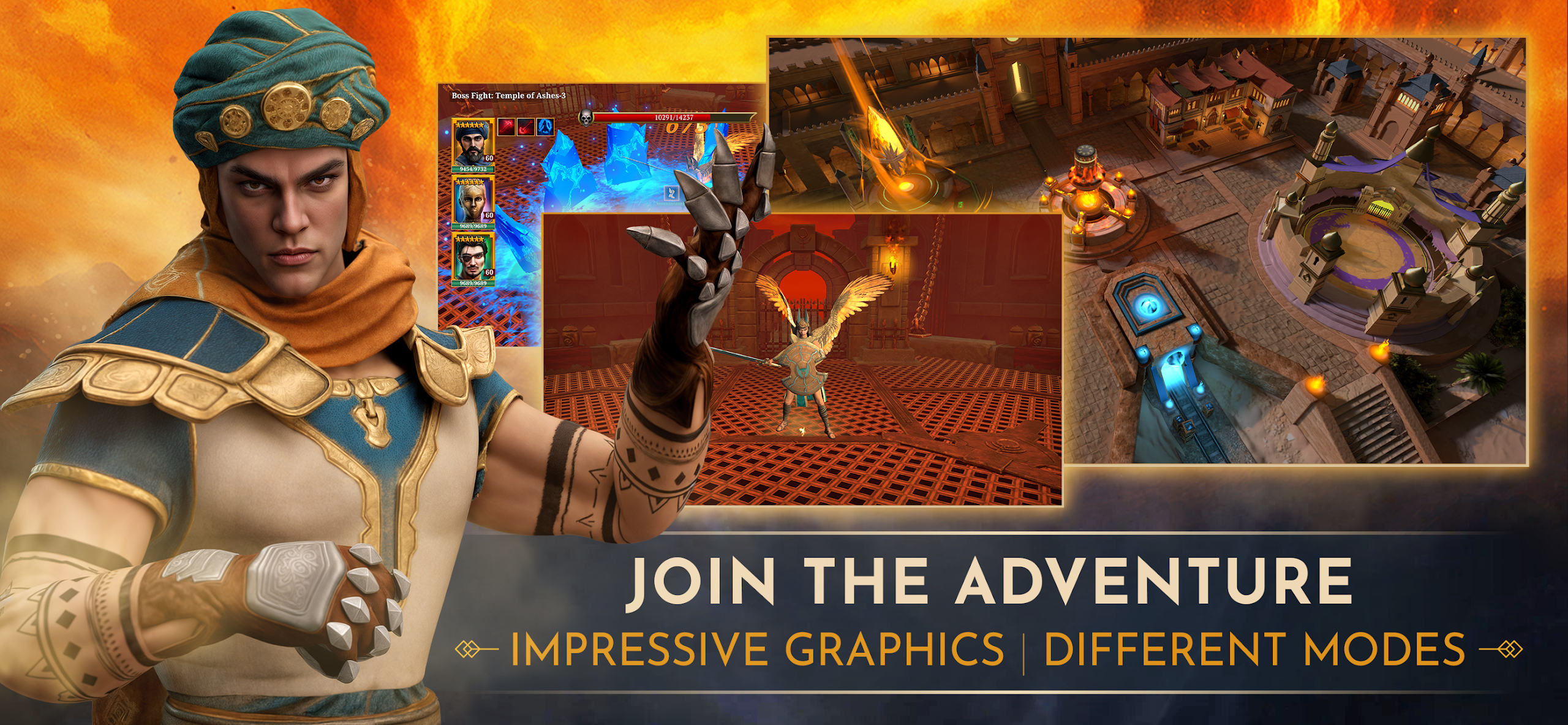 Desert Warrior Action RPG Game Screenshot 2