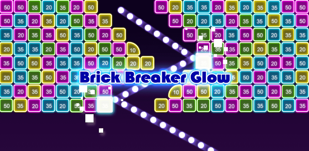 Brick Breaker Glow screenshot 1