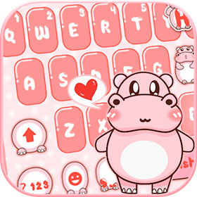 Pink Cute Hippo