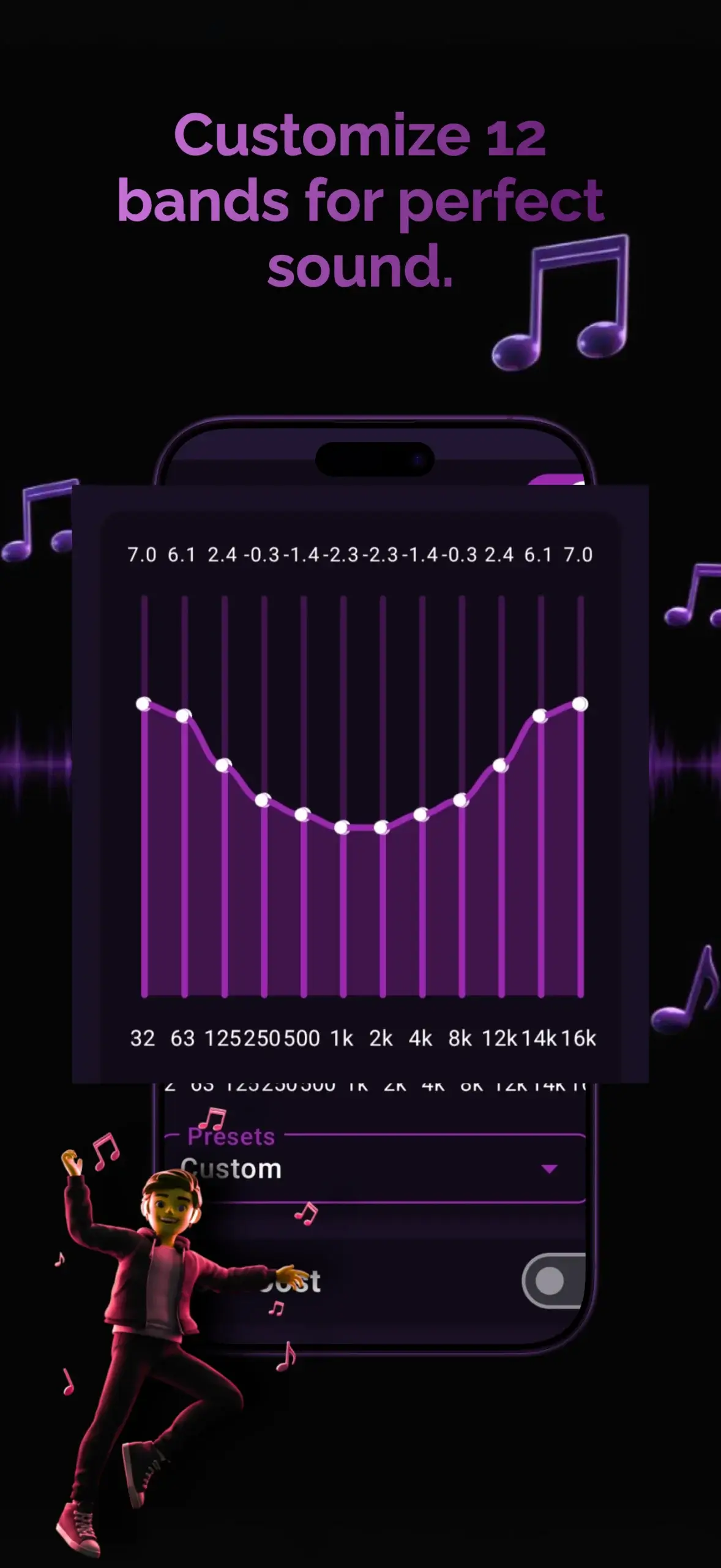 AI Equalizer: Bass Booster EQ screenshot 2