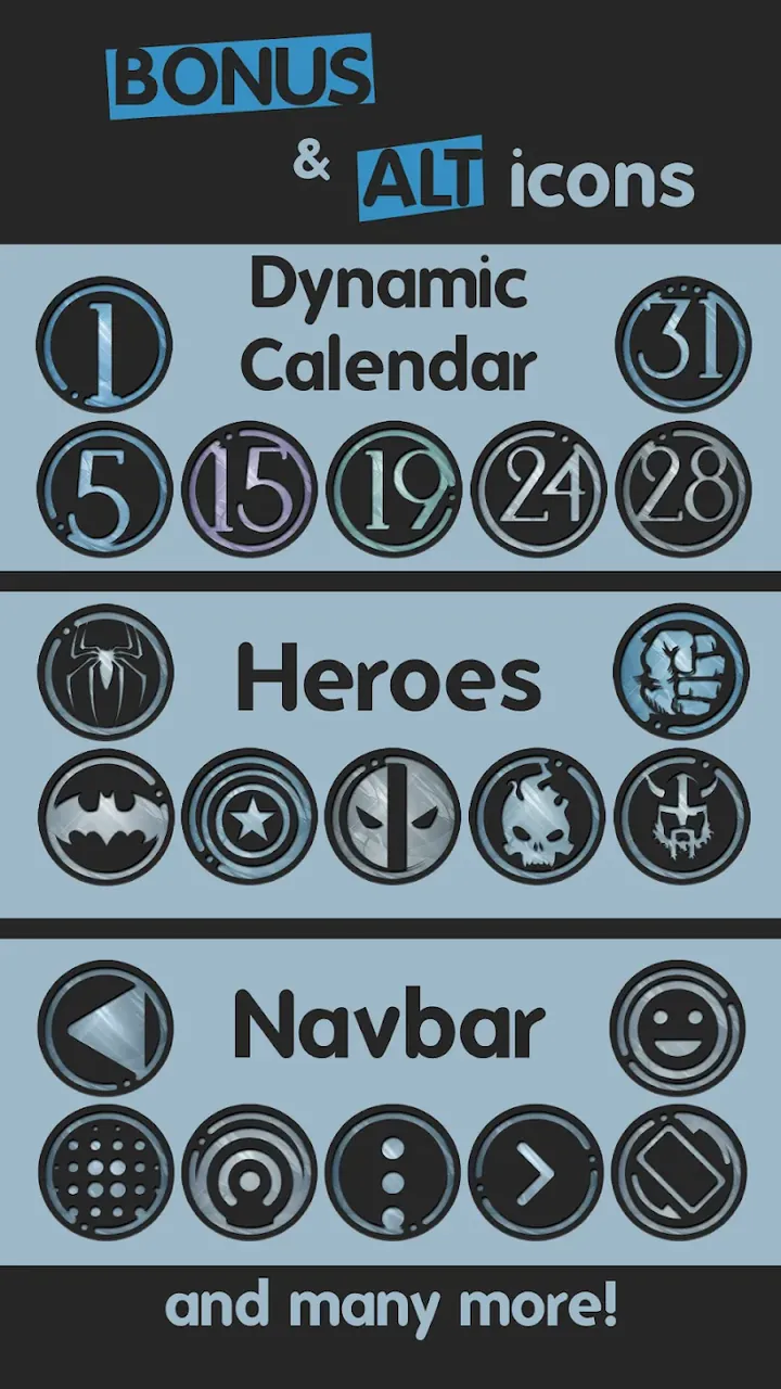 Azulox Icon Pack - Dark Mode screenshot 6