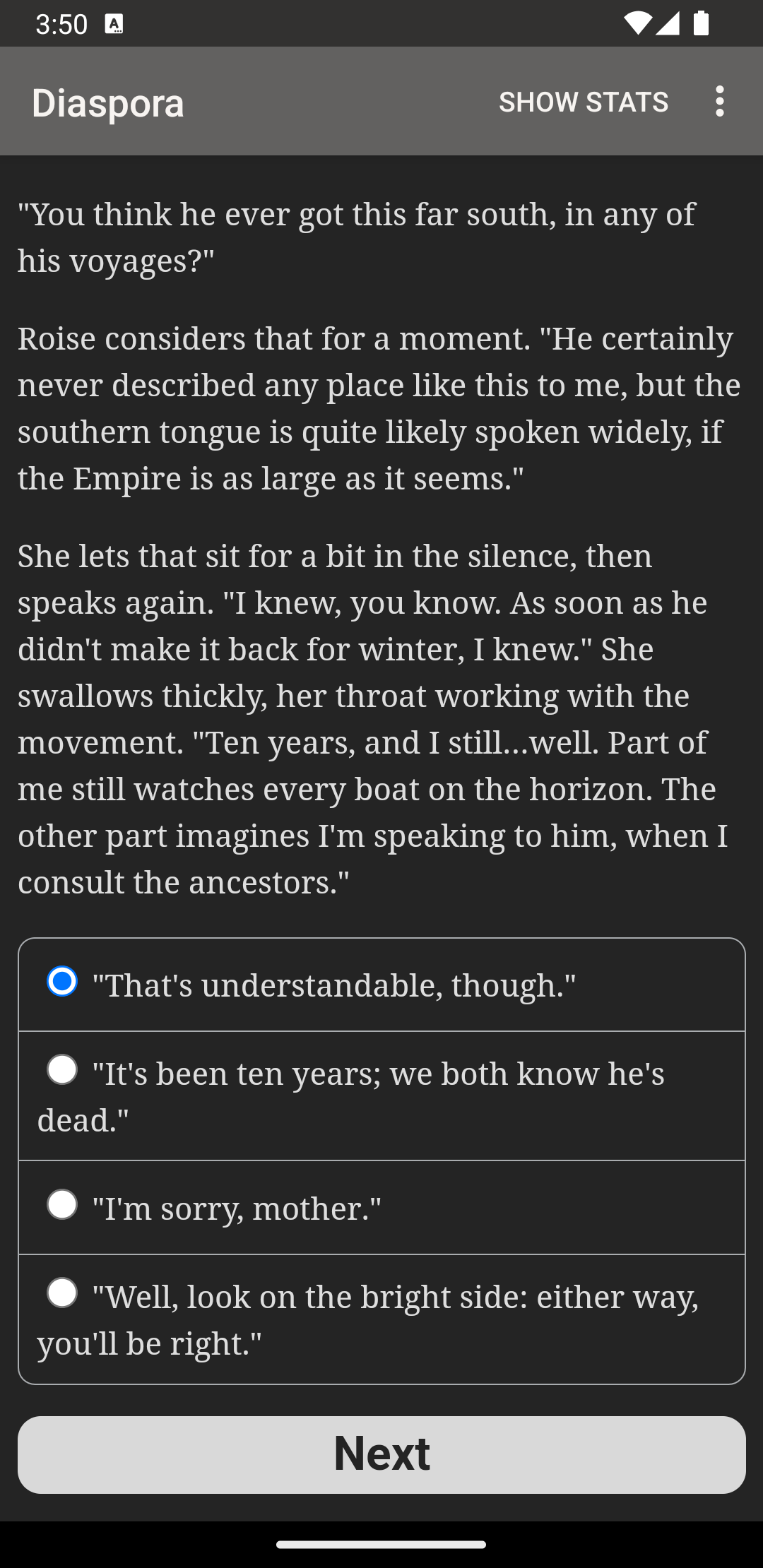 Diaspora screenshot 5