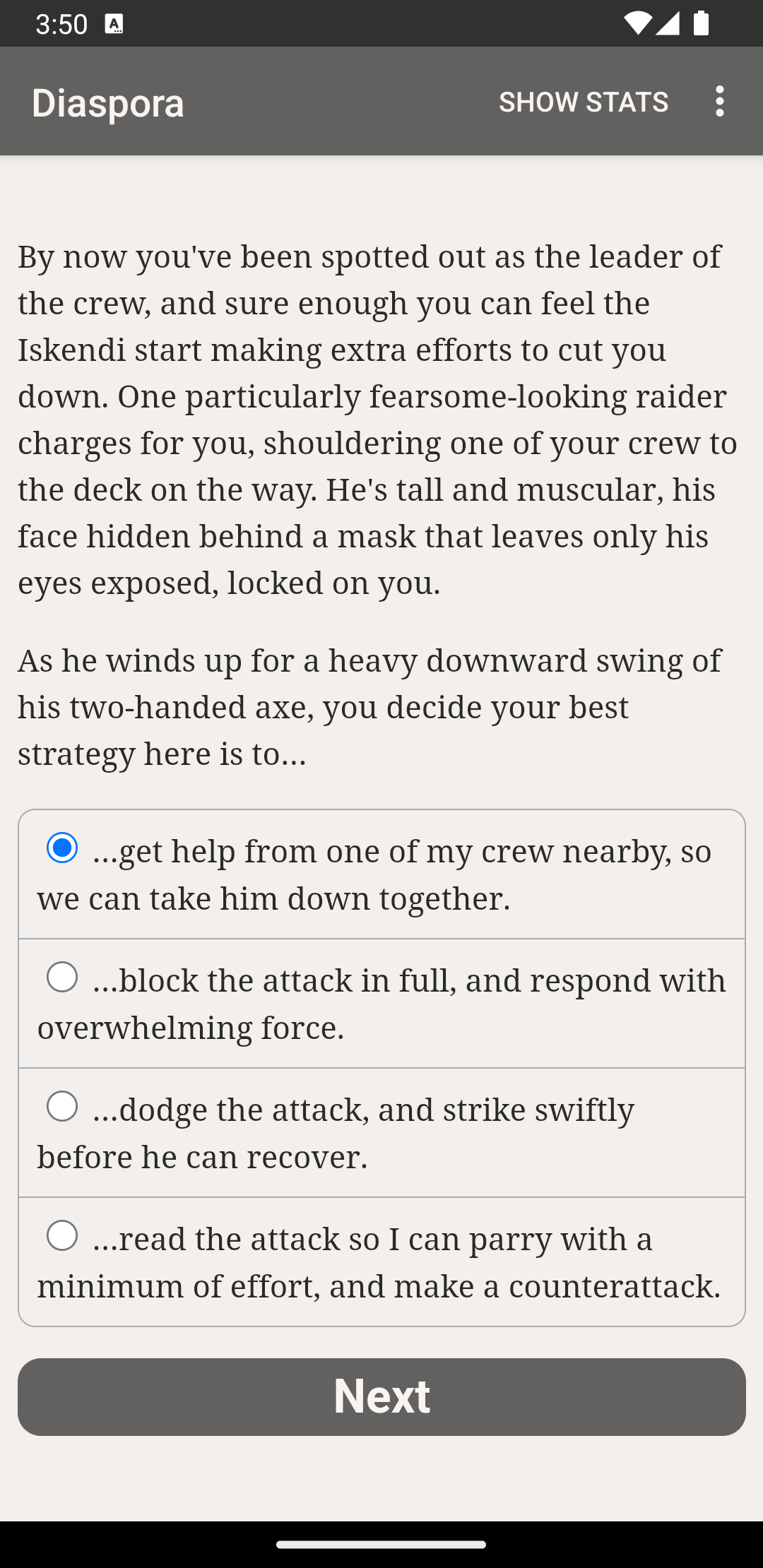 Diaspora screenshot 2