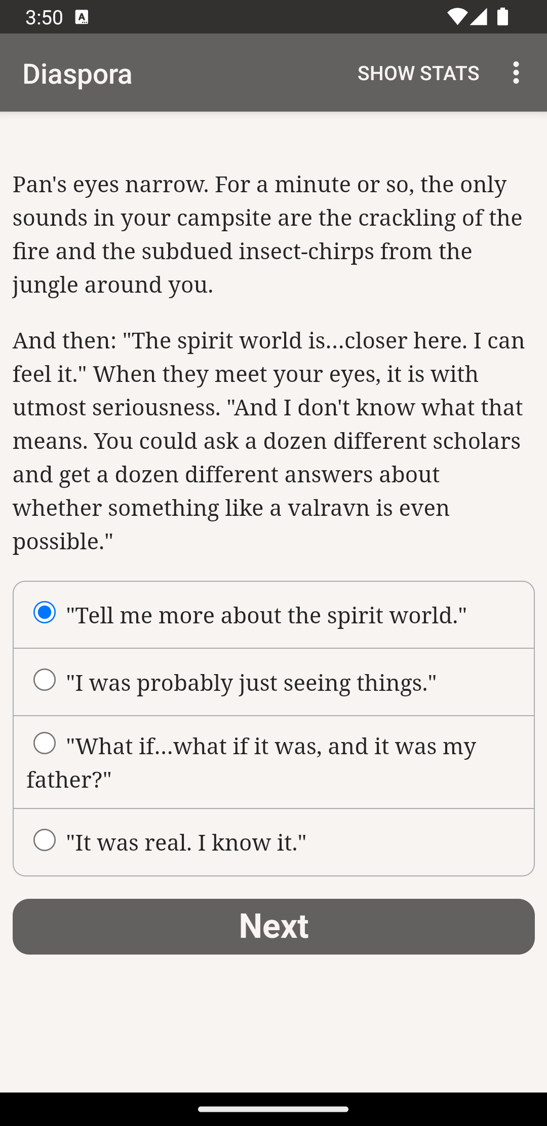 Diaspora screenshot 4