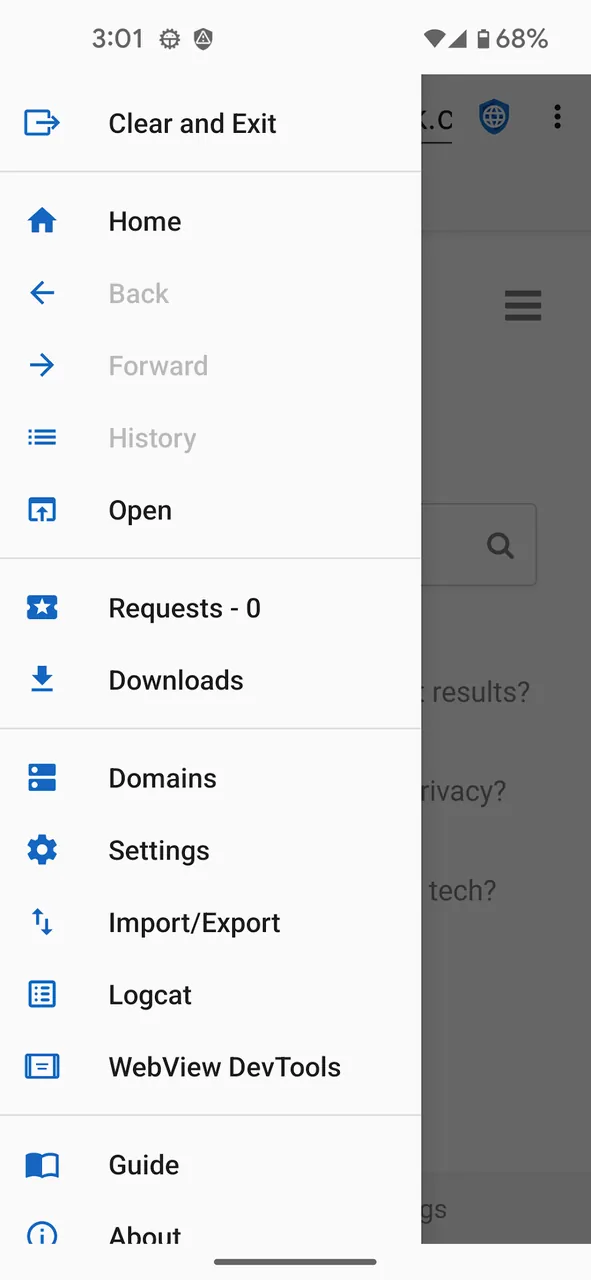 Privacy Browser Screenshot 7