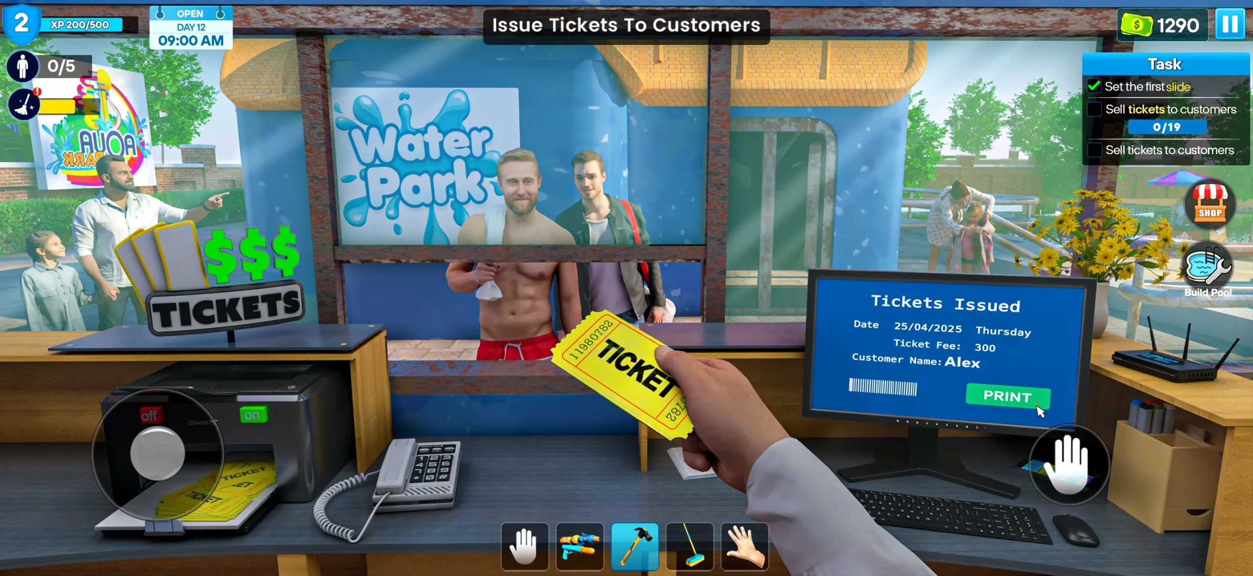 Waterpark Swimming Simulator screenshot 2