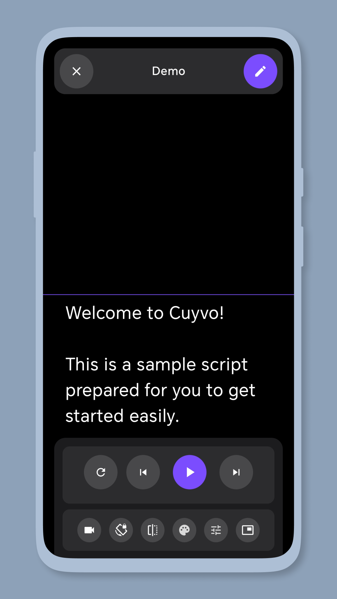 Floating Teleprompter - Cuyvo screenshot 2
