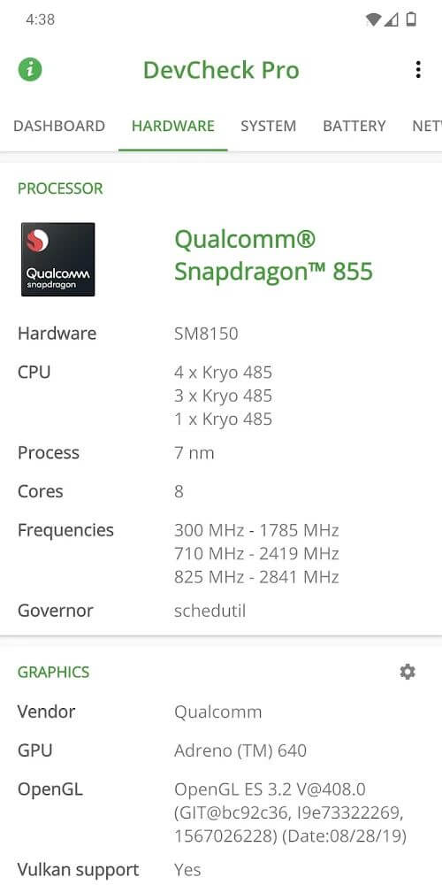 DevCheck Hardware and System Info screenshot 5