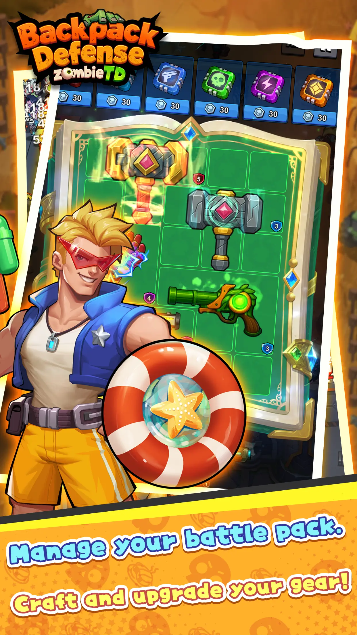Backpack Defense: Zombie TD screenshot 3
