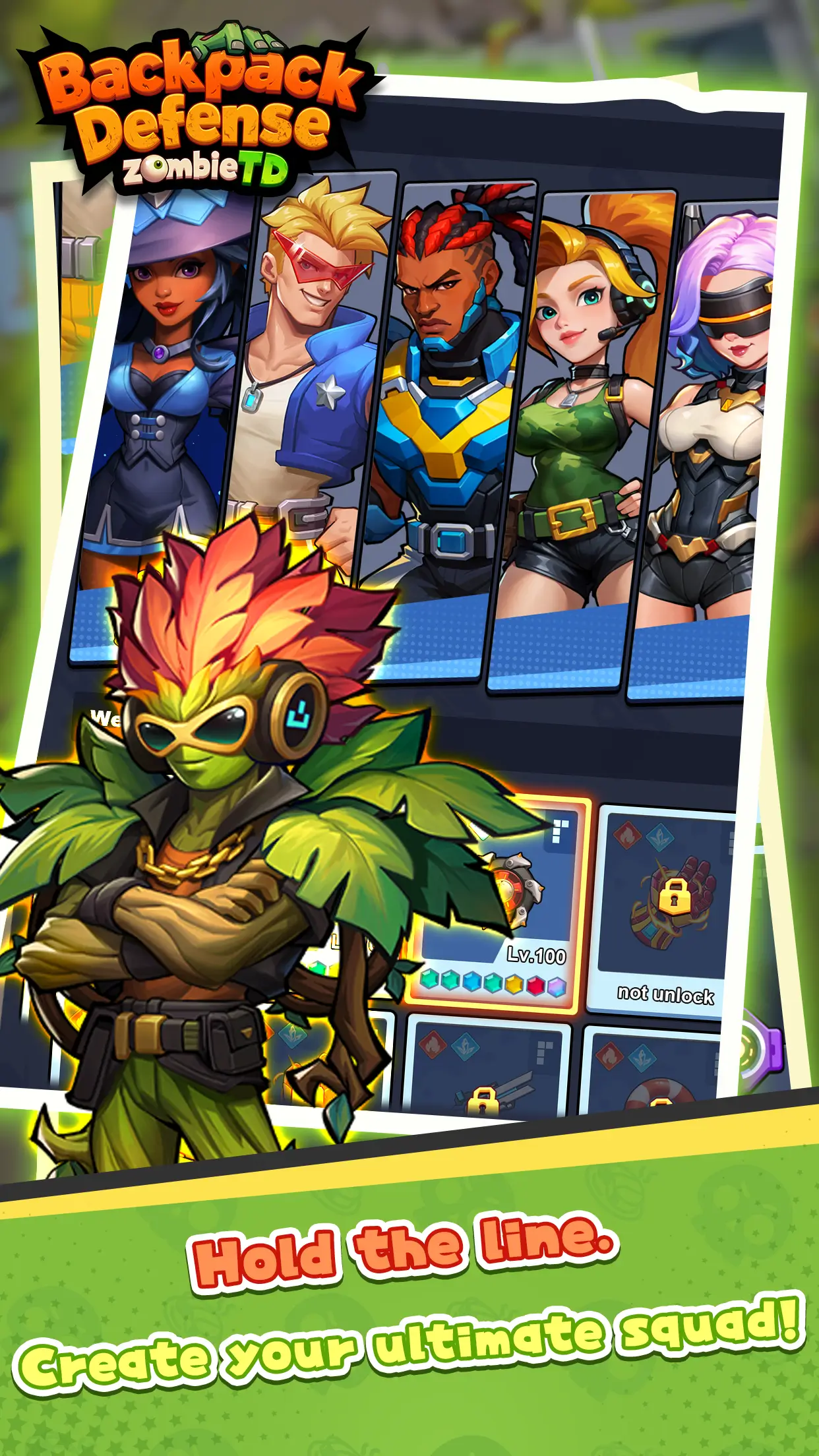Backpack Defense: Zombie TD screenshot 1