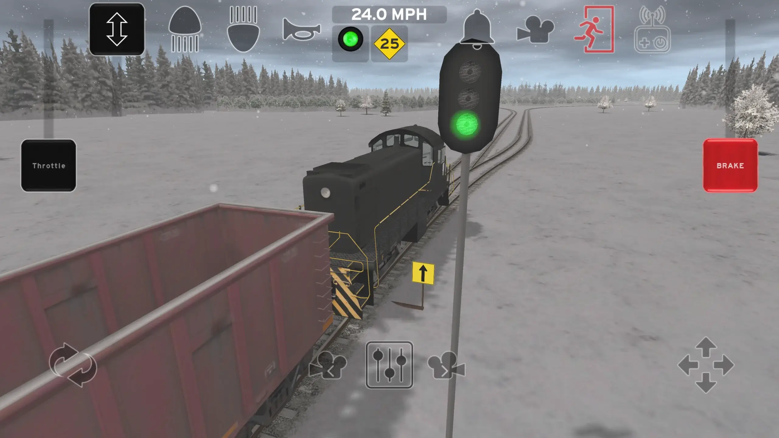 Train and rail yard simulator screenshot 1