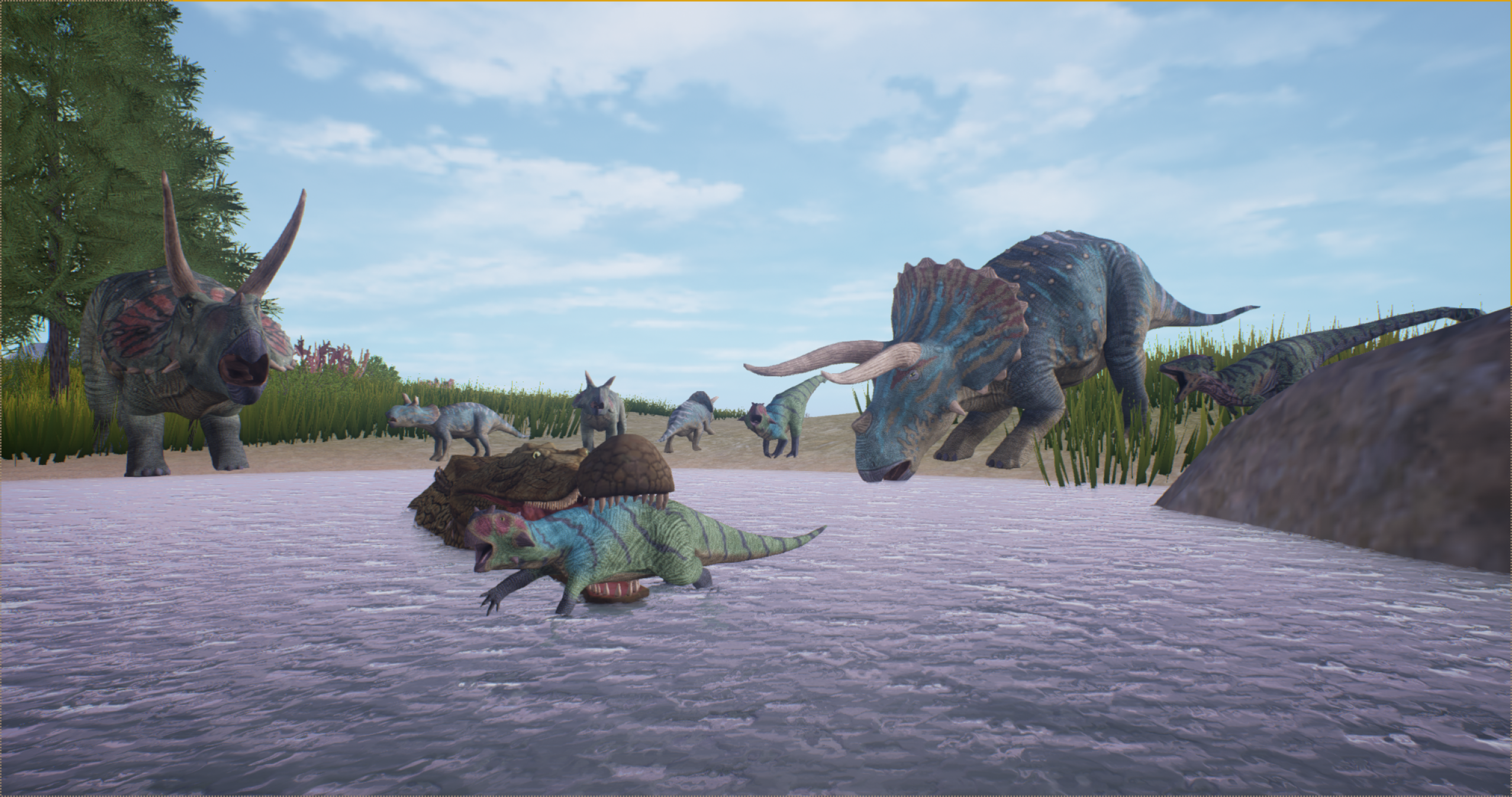 The Cursed Dinosaur Isle: Game screenshot 1