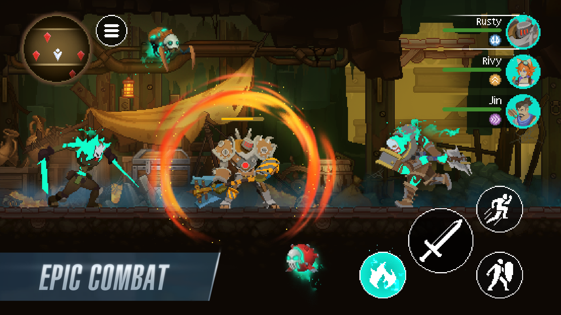 Driftfall: Pixel Action RPG Screenshot 1