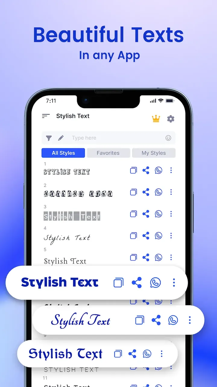 Stylish Text: Cute Fonts Style screenshot 4