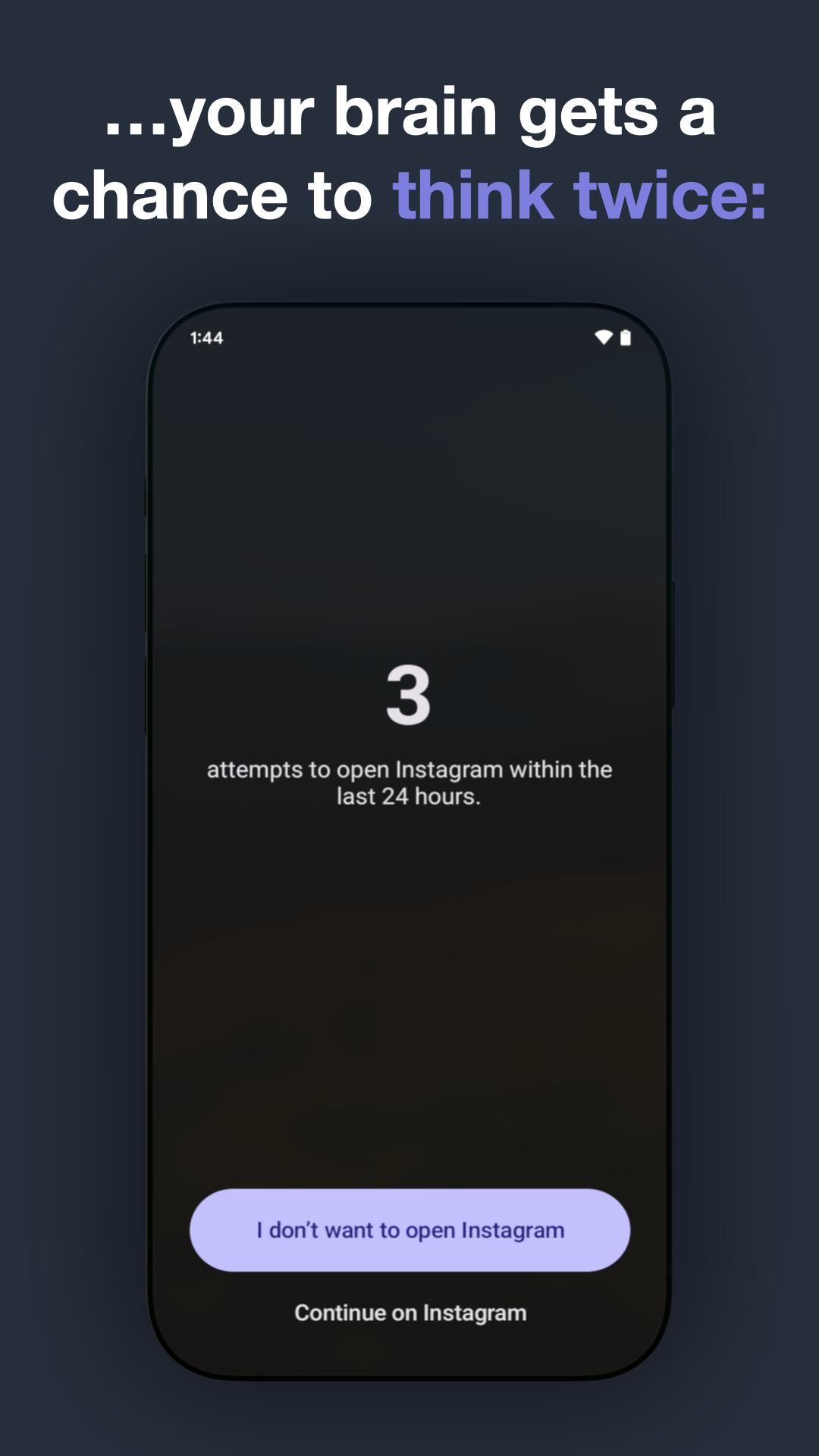 one sec | app blocker, focus screenshot 2