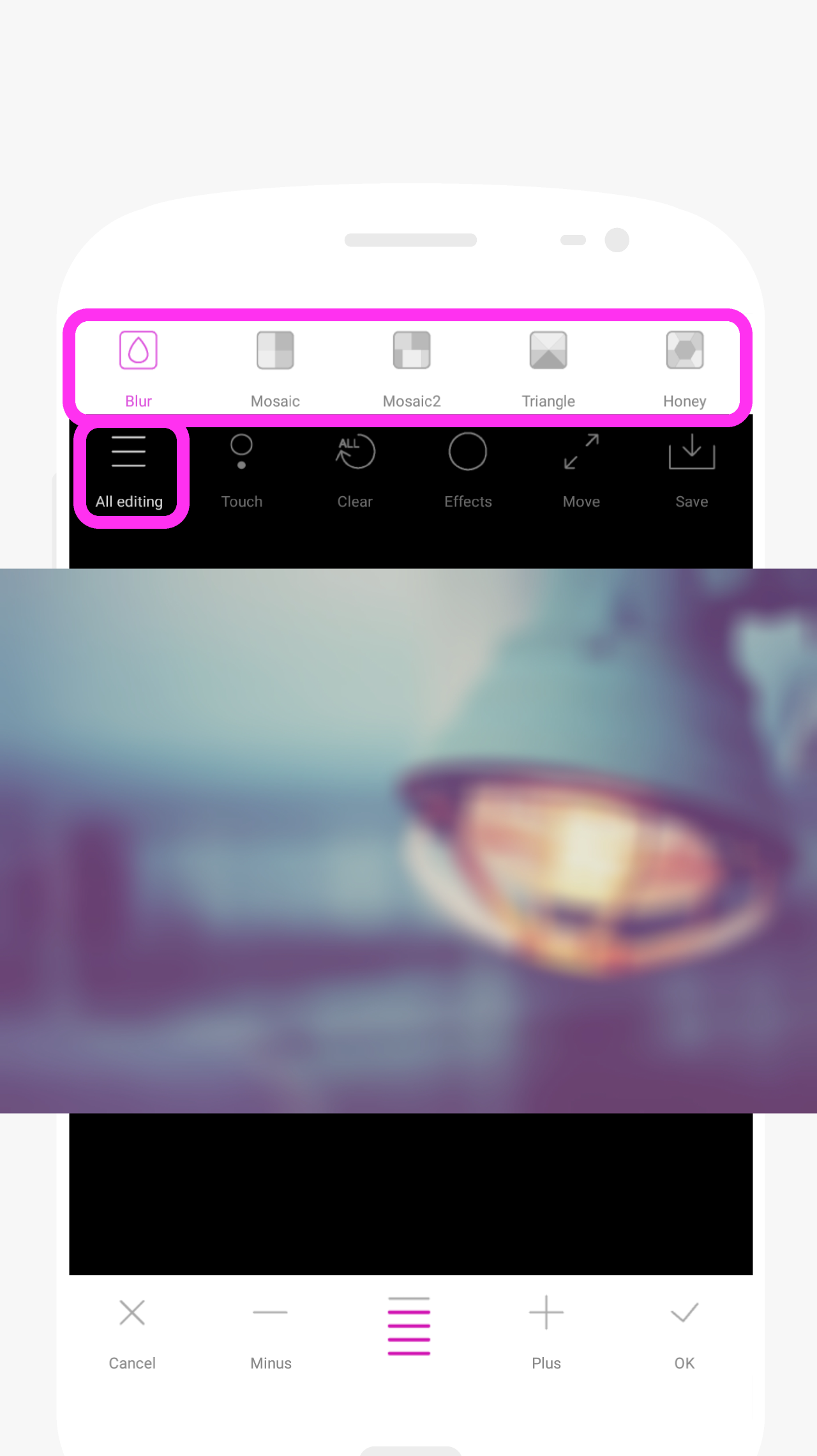 Point Blur: blur photo editor screenshot 4