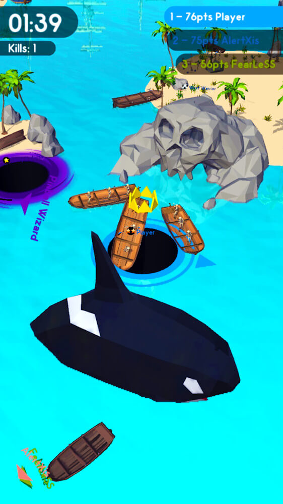Hole.io gameplay screenshot 6