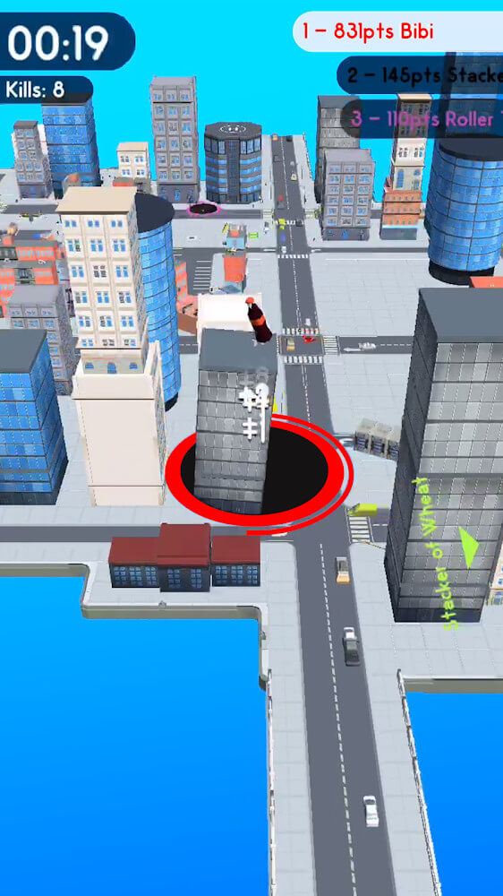 Hole.io screenshot 2