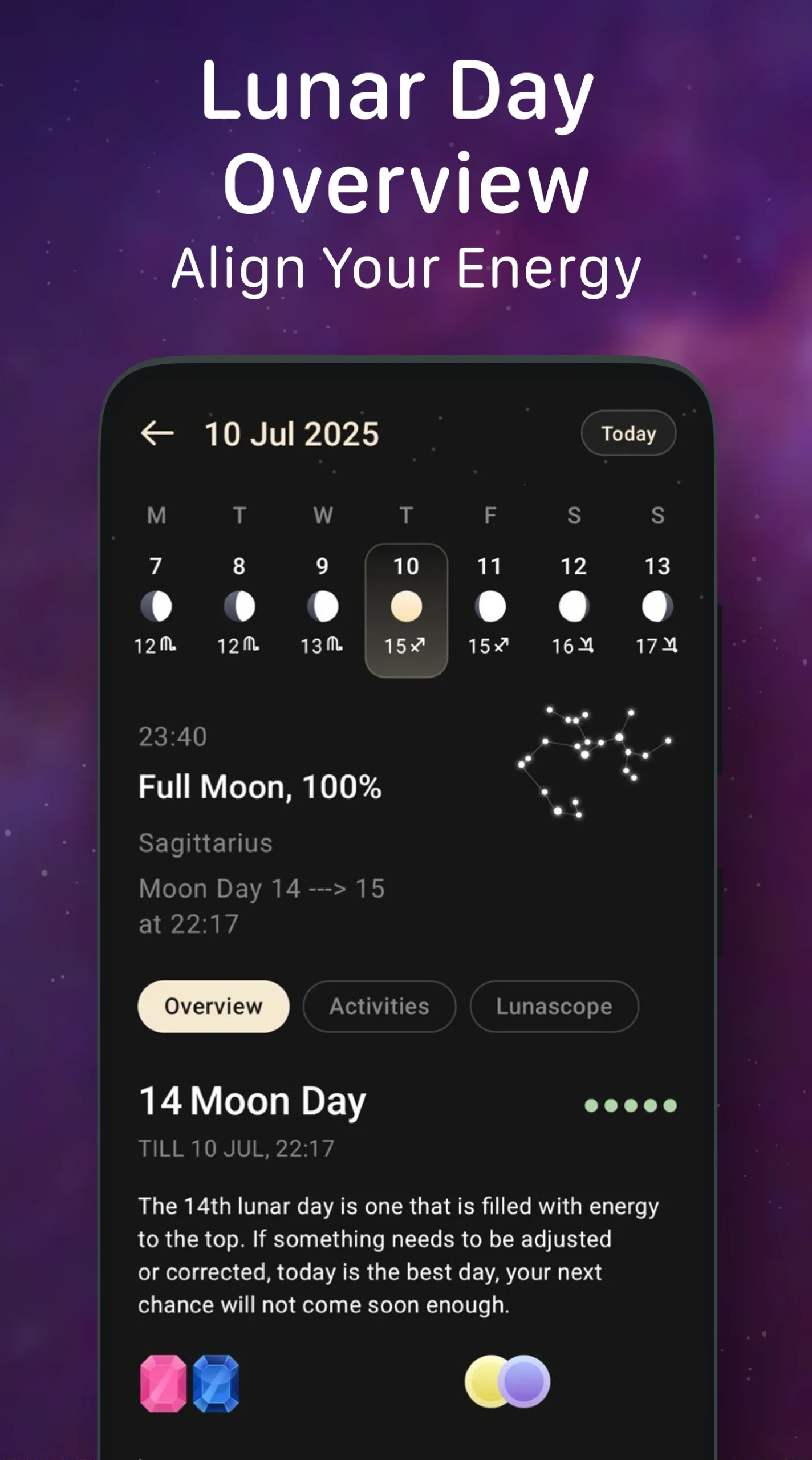 Moon Phase Calendar - MoonX screenshot 2