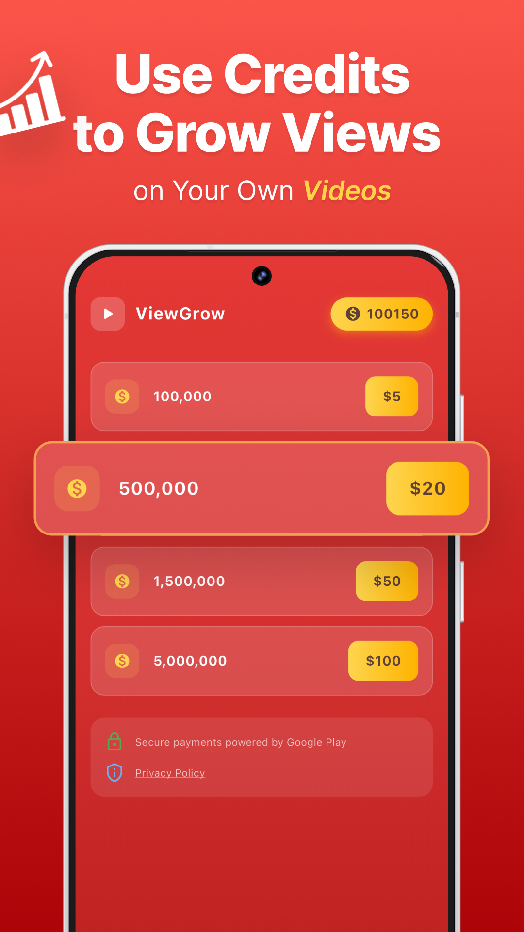 ViewGrow: Grow YouTube Views screenshot 4
