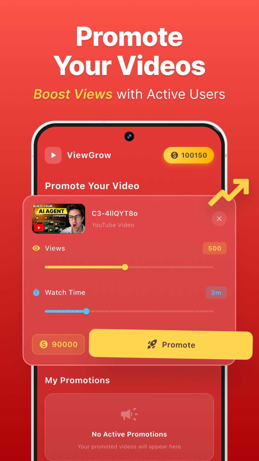 ViewGrow: Grow YouTube Views screenshot 2