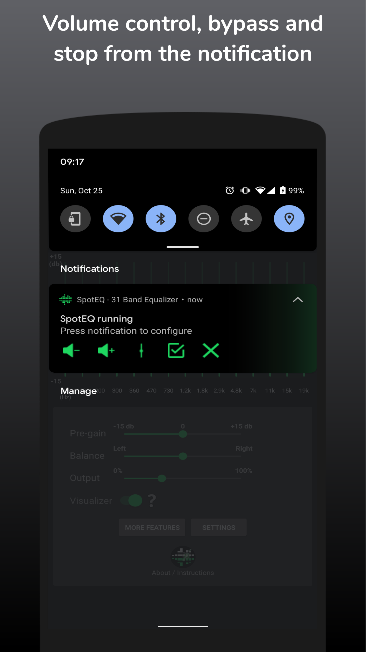 SpotEQ31 - 31 Band Equalizer screenshot 4