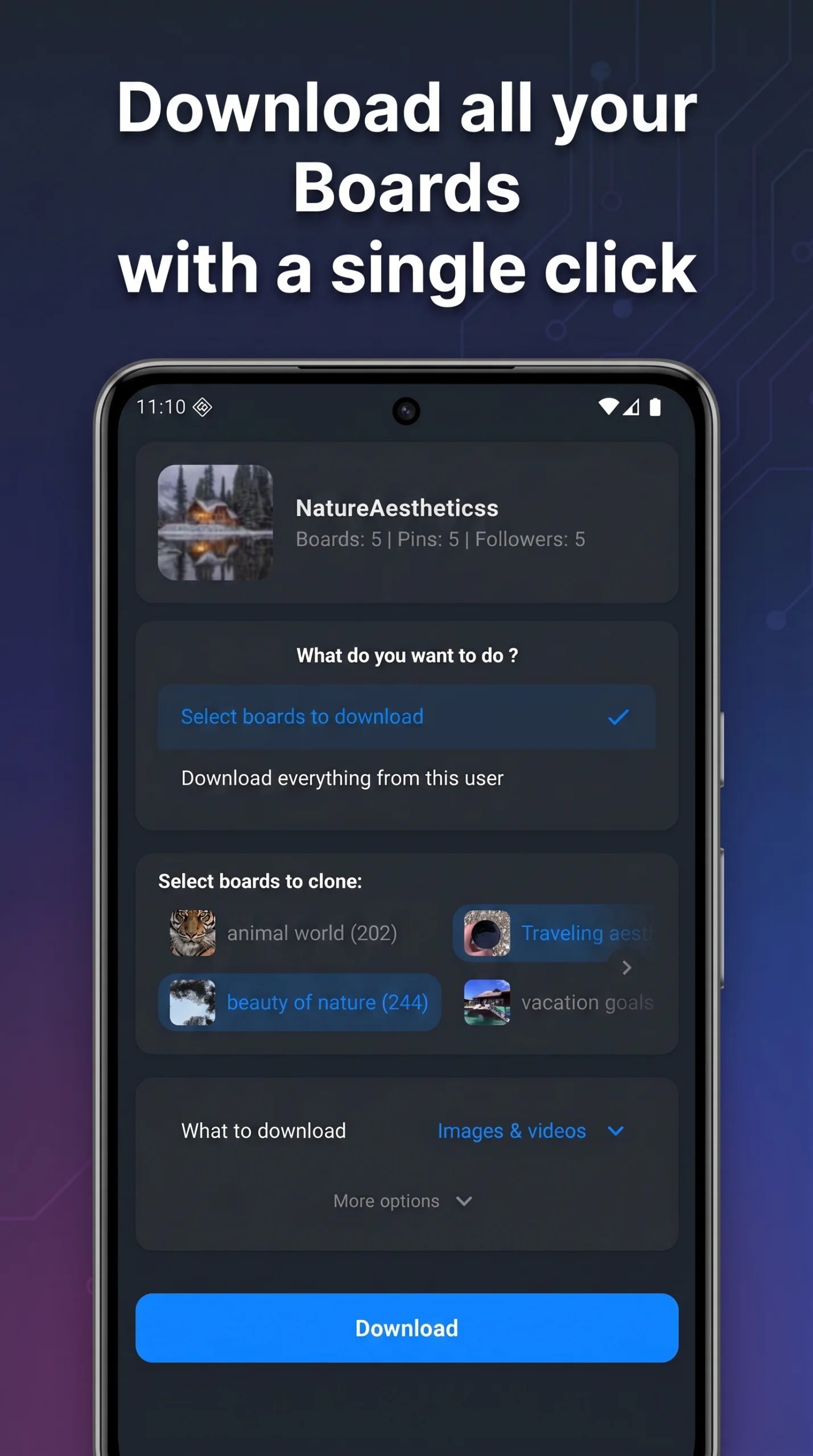 Board downloader for Pinterest screenshot 2
