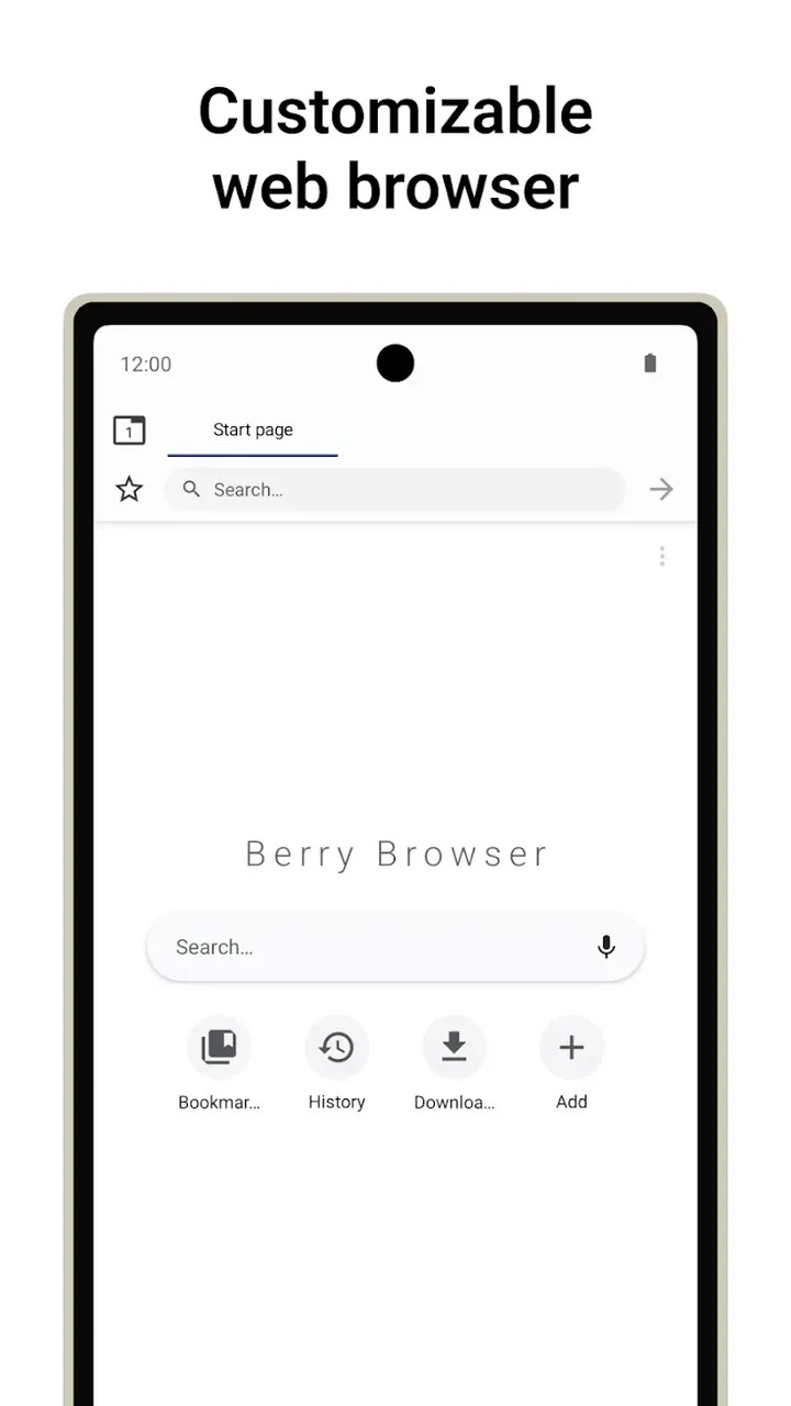 Berry Browser screenshot 2