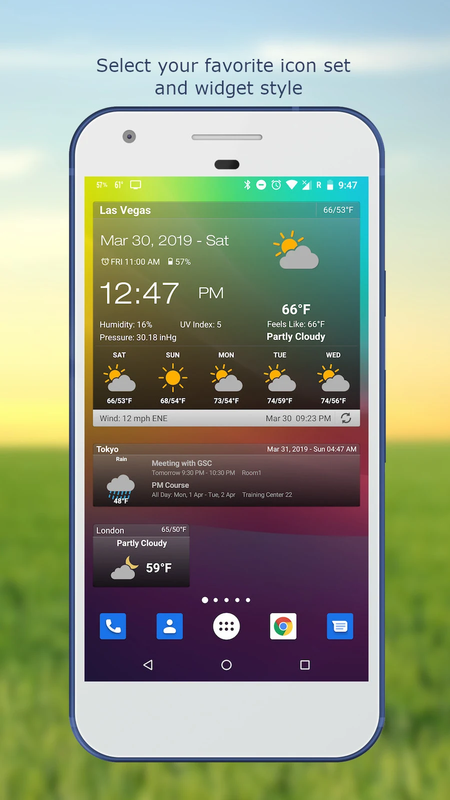 Weather & Clock Widget Plus screenshot 2