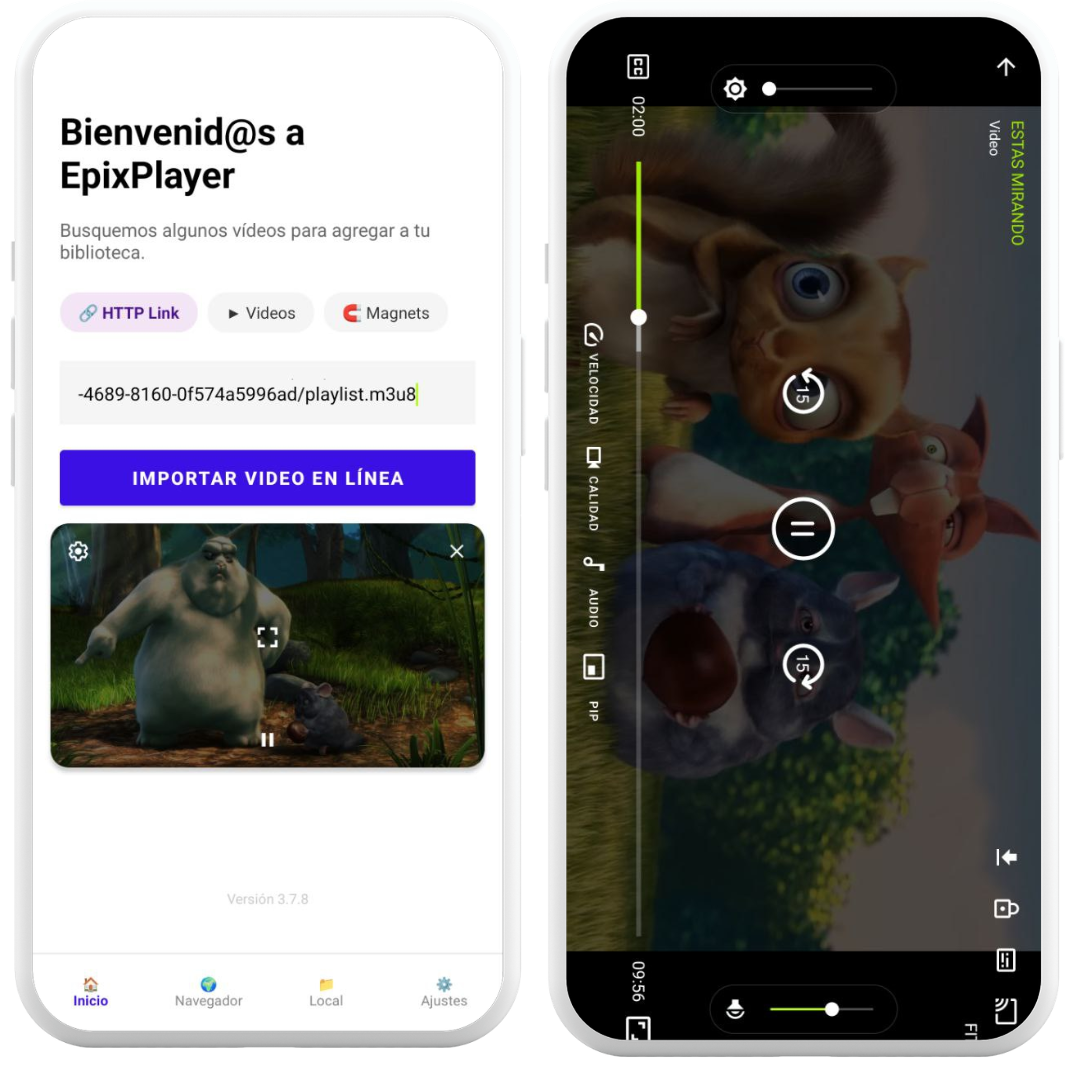 EpixPlayer - Universal Player screenshot 1