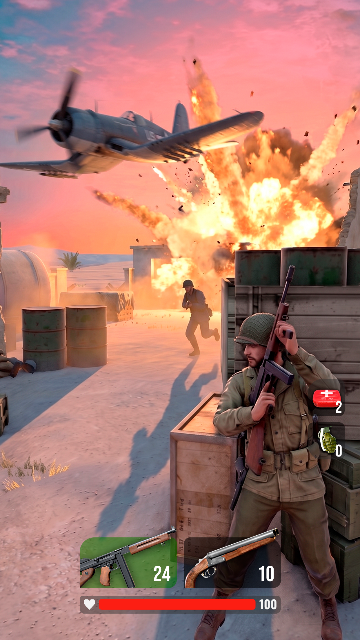 Shoot Out WW2: Gun Shooting screenshot 2