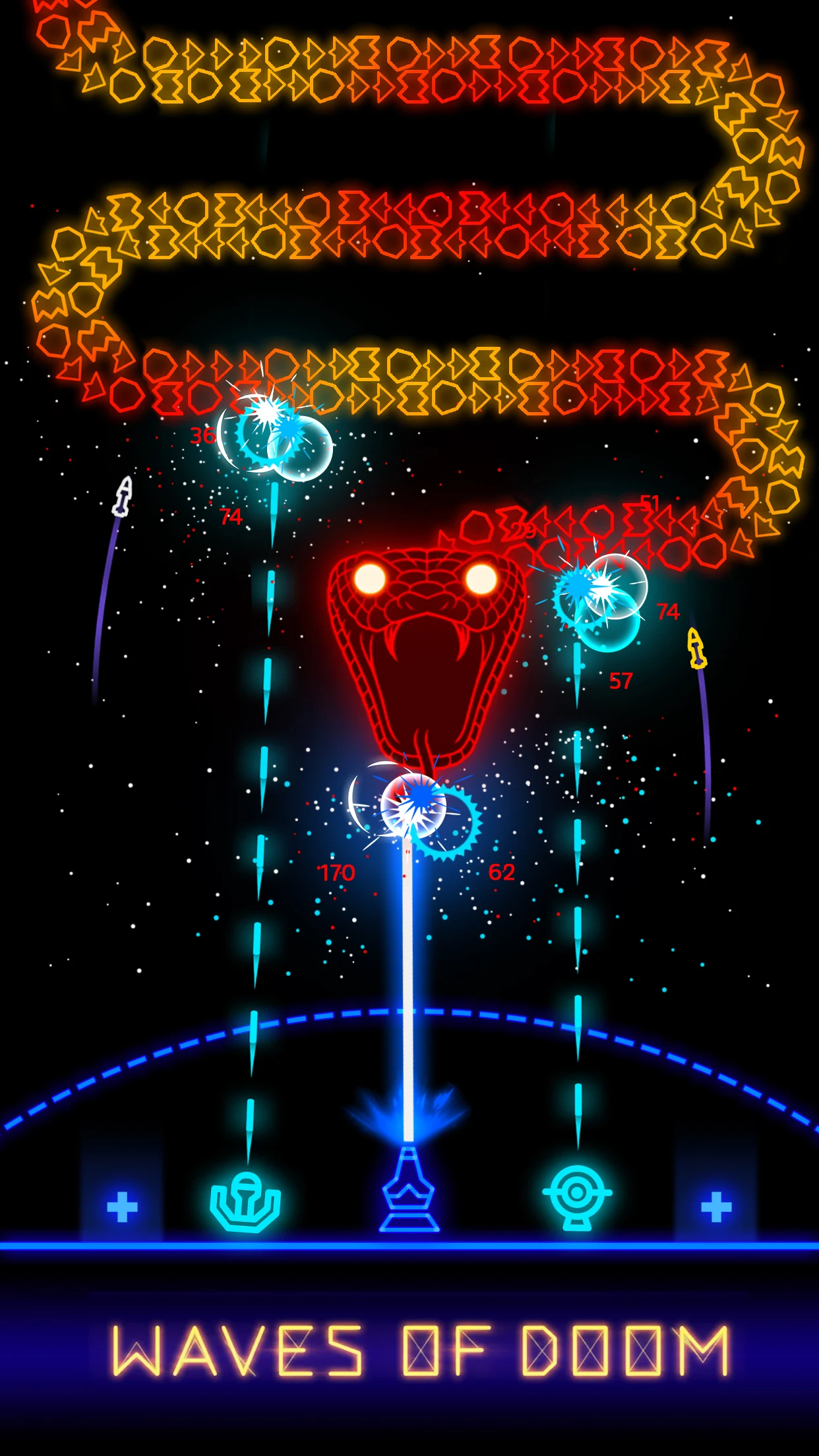 Galaxy War: Falltopia Shooter gameplay screenshot 2