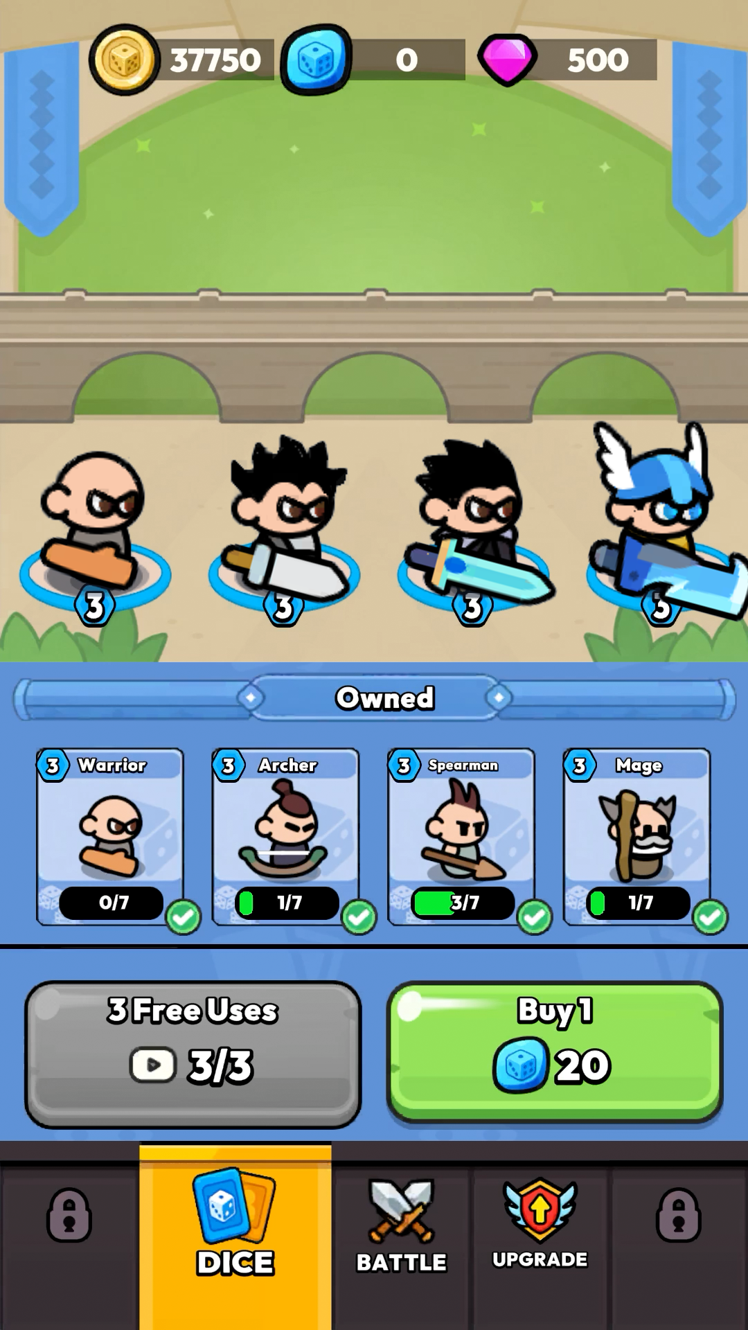 Castle Dice Heroes: Roguelike screenshot 4