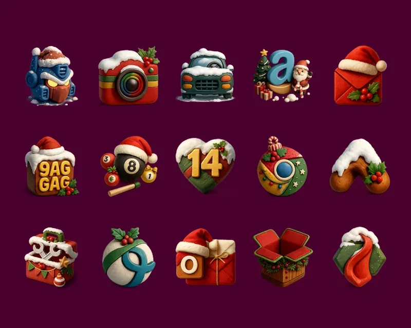 Christmas Fun Icon Pack screenshot 3