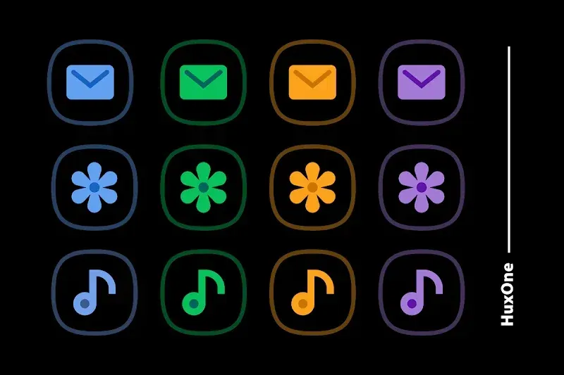 HuxOne Dark - Icon Pack screenshot 5