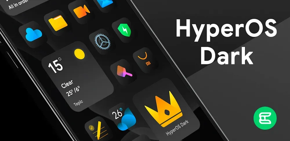 HyperDark - Icon Pack screenshot 1