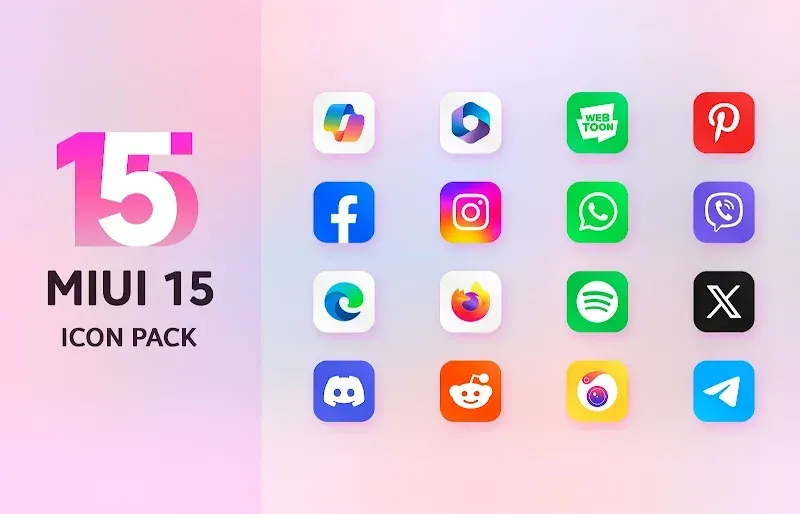 Mi15 - Icon Pack screenshot 5