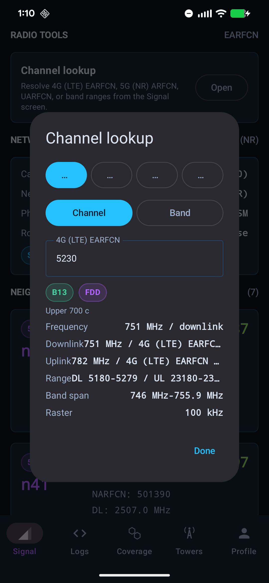 LTE Discovery screenshot 3