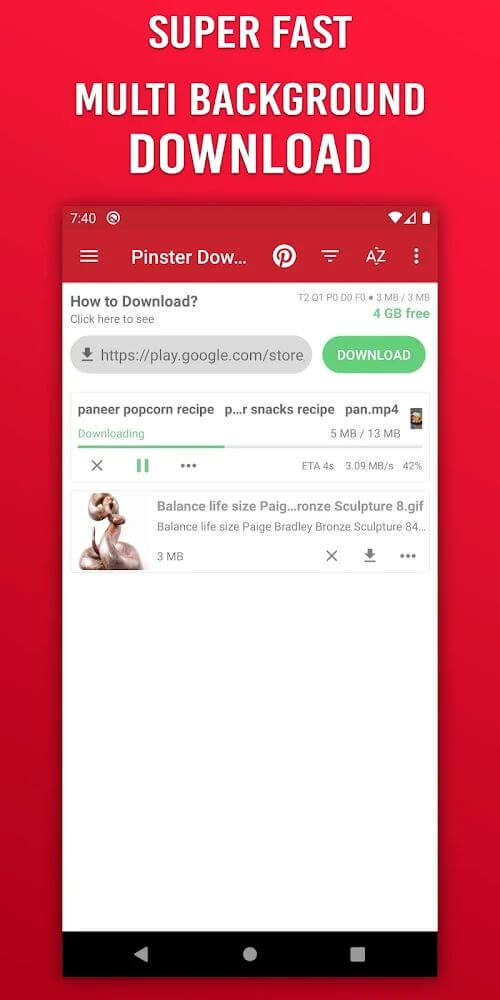 Pinster Advanced Downloader screenshot 5