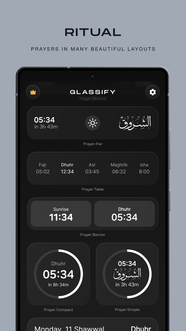 Glassify - Widgets & Themes screenshot 3
